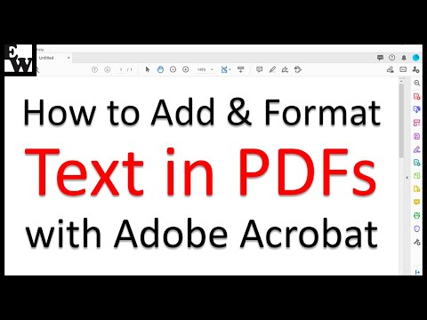 add text with acrobat professional for mac